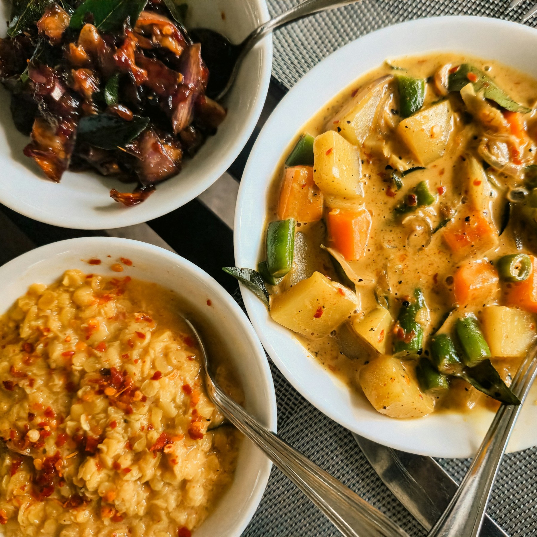 Photo of beautifully
            arranged food